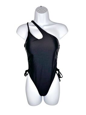 Solado One-Shoulder Ruched High Cut Swimsuit - Size Small